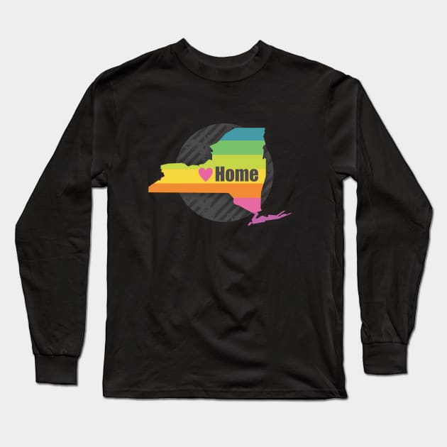 New York is my Home Long Sleeve T-Shirt by Dale Preston Design